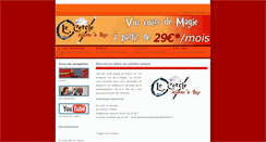 Desktop Screenshot of lecercle-magie.com
